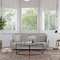 Flash Furniture Gray Faux Linen Split Back Futon Sofa-Wooden Legs HC-1035-GY-GG - alternate 1